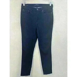 🔥Calvin Klein Tepreve Jeans Ladies’ Skinny Fit High Rise Jeans, Dark Blue 14WJC1